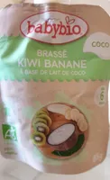 Brassé kiwi banane au lait de coco