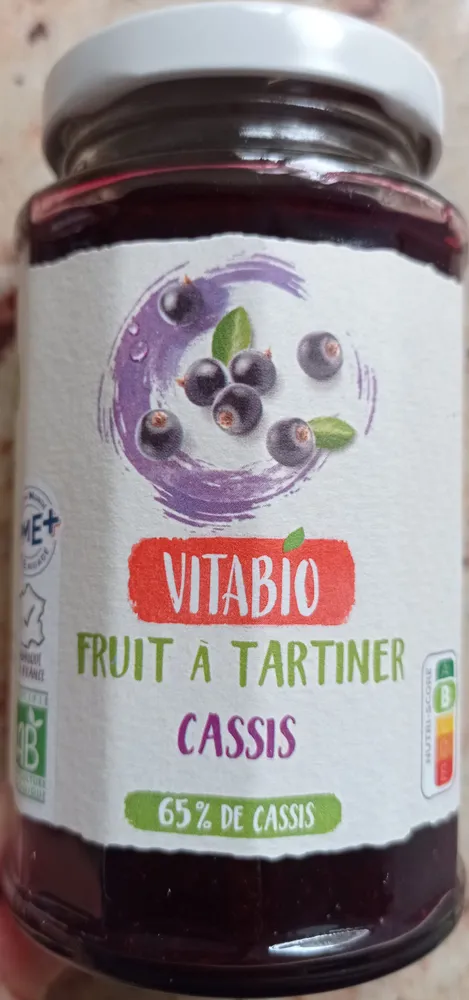 Fruit à tartiner cassis