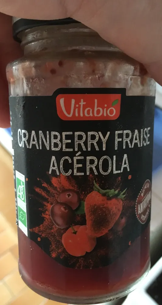 Spécialité de Fruits Bio Cranberry Fraise Acérola