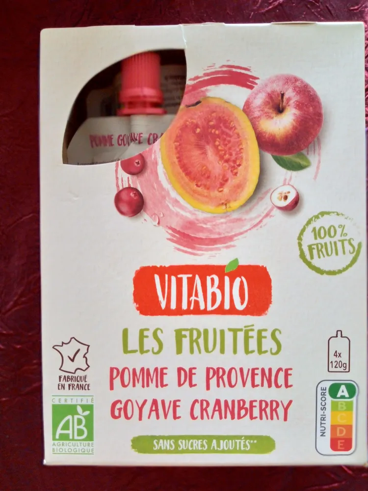 Les Fruitées - Pomme de Provence, Goyave, Cranberry