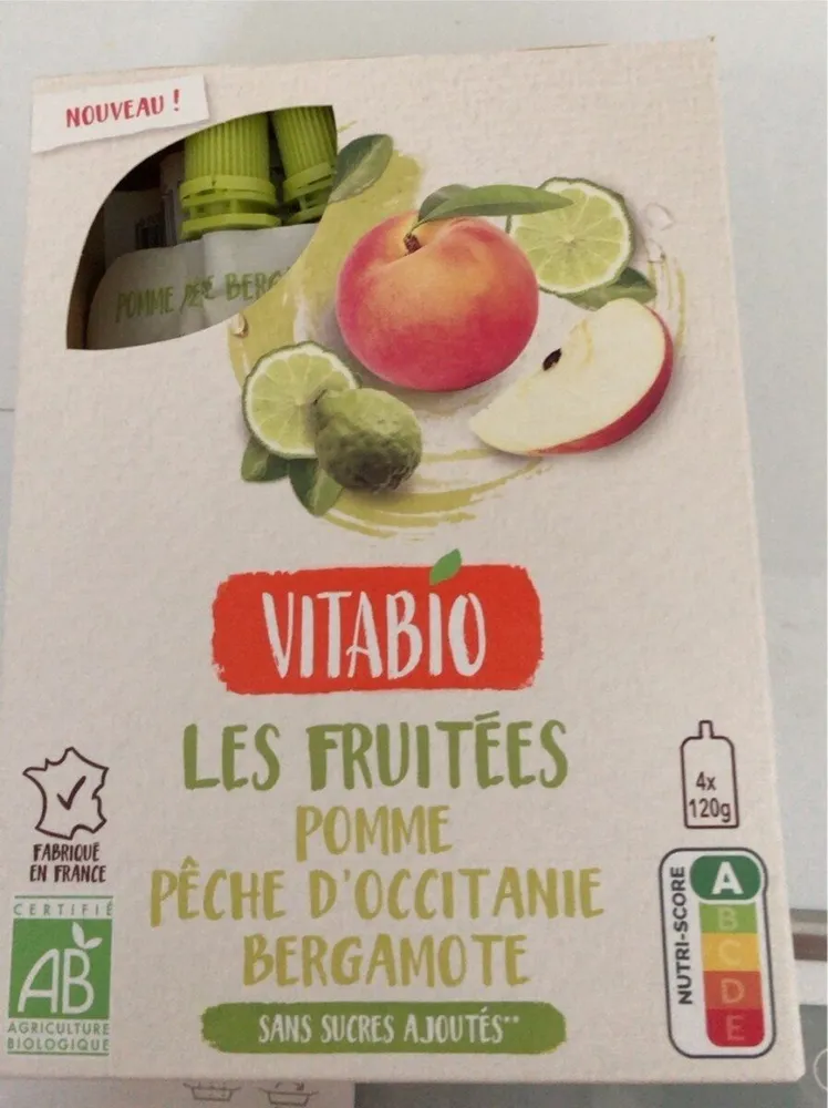 Les fruité pomme peche d’occitanie bergamote