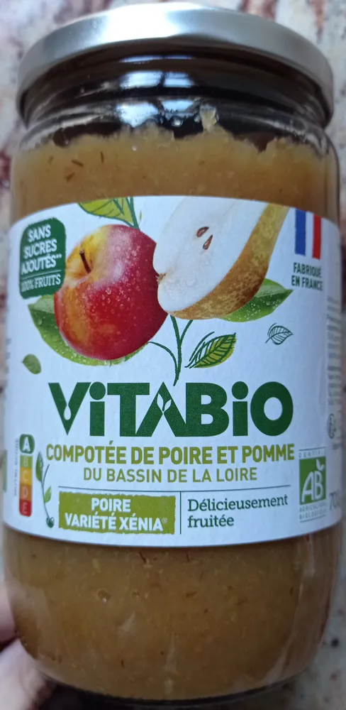 Compotée de poire et pomme