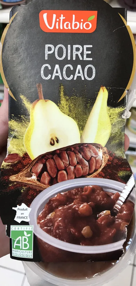 Spécialité de fruits poire-cacao