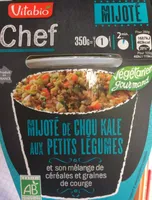 MIJOTÉ DE CHOU KALE AUX PETITS LÉGUMES et son mélange de céréales et graines de courge