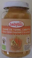 200 G PETIT POT BEBE MENU FERMIER VEAU