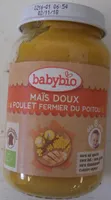 Maïs doux & poulet fermier du Poitou dès 8 mois