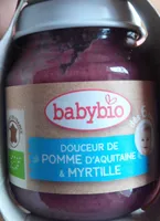 Douceur de pomme d'aquitaine et myrtille