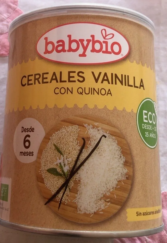 Cereales vainilla con quinoa
