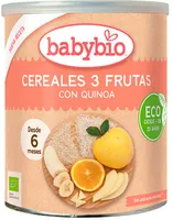 Cereales 3 frutas con quinoa