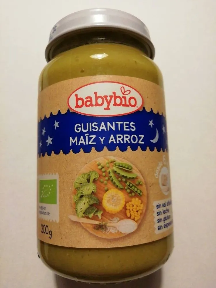 Carrito guisantes maíz y arroz