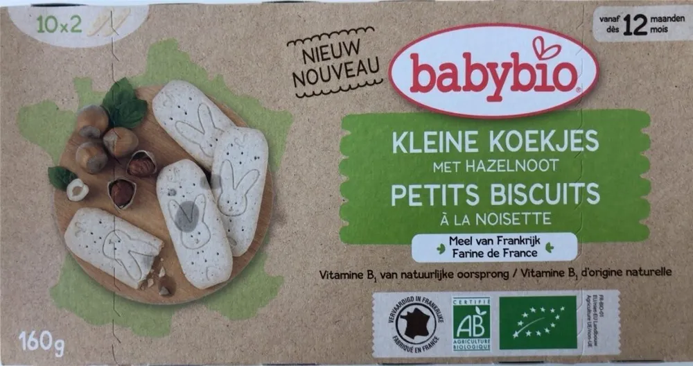 Petits biscuits a la noisette