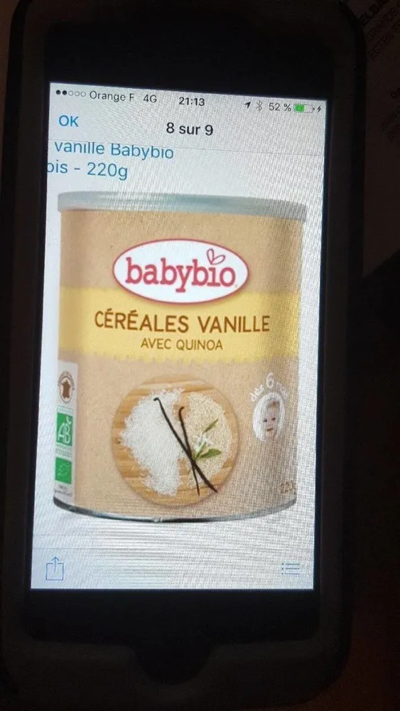 céréales vanille avec Quinoa