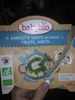 Haricots verts de France, truite,aneth