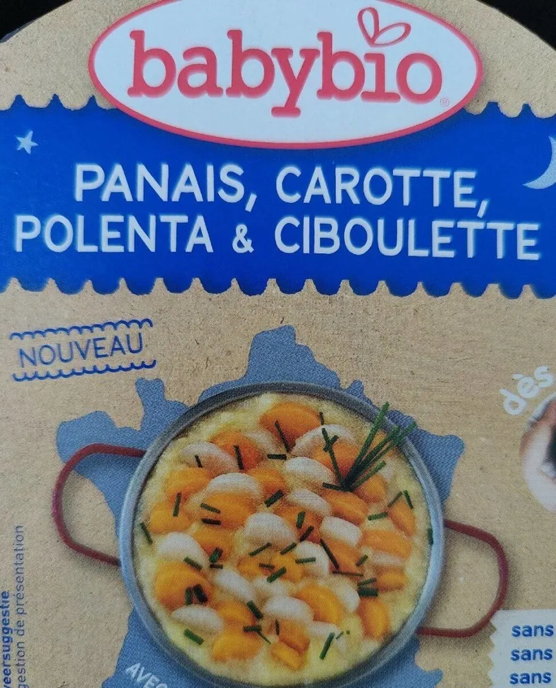 Panais carotte polenta ciboulette