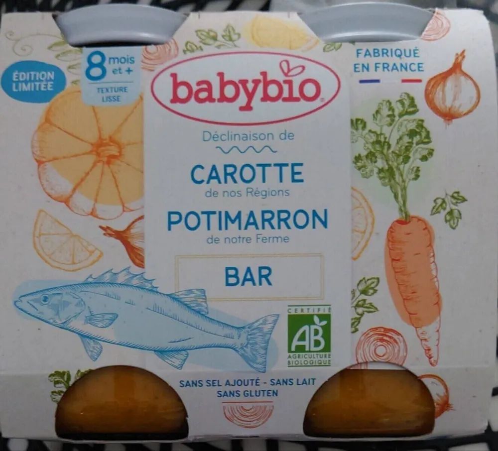 Carotte potimarron bar