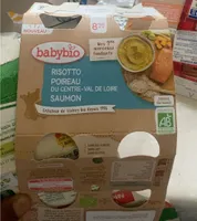 Risotto poireau saumon