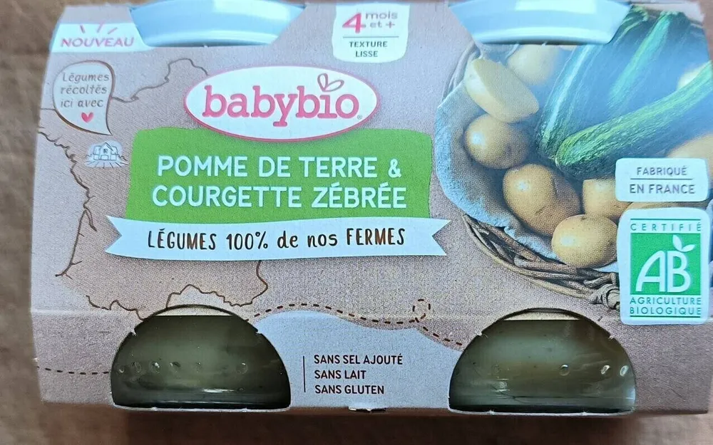 Pomme de terre courgette zébrée