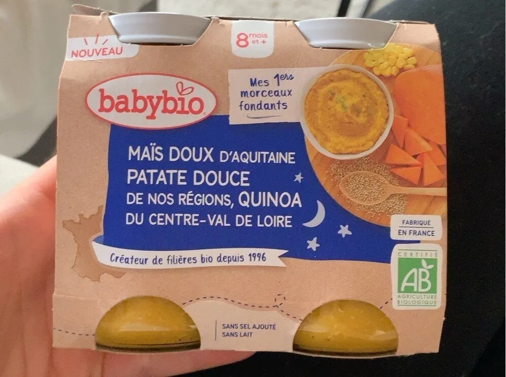 Maïs doux d’aquitaine patate douce quinoa
