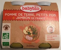 Petits Pots Pomme deTerre, Petits Pois & Jambon de France