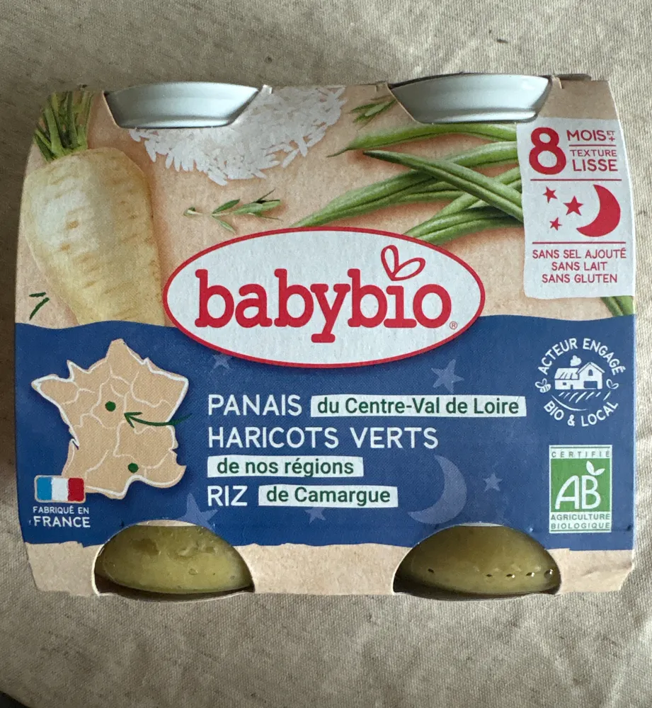 Pot Panais, Haricot Verts, Riz