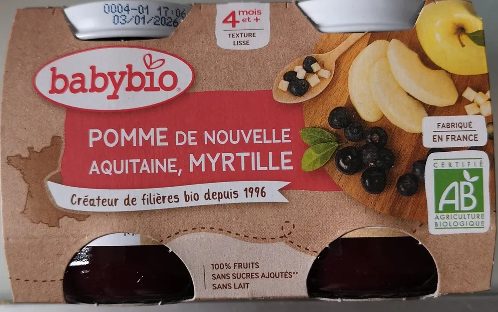 Pomme de Nouvelle-Aquitaine & Myrtille