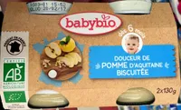 Douceur de pomme d'aquitaine biscuitée