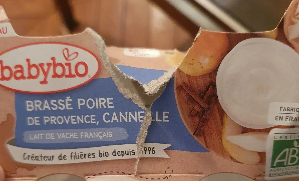 Brassé poire de Provence, cannelle