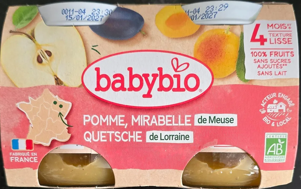 Pomme de Nouvelle-Aquitaine, Mirabelle & Quetsche de Meurthe-et-Moselle