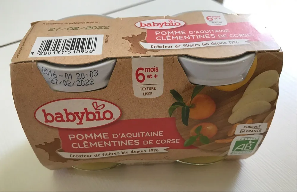 Bobybio Pomme de Nouvelle-Aquitaine Clémentines de Corse