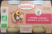 Babybio pomme, banane & lait de coco