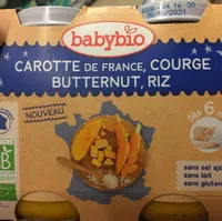Carotte courge butternut riz
