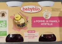 Compote pomme myrtille