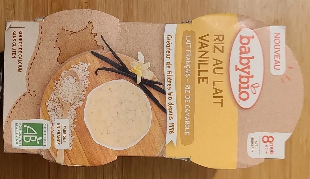 Riz au lait vanille