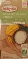 Riz au lait de coco mangue