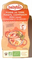 Pomme de terre, tomate, champignon, veau fermier d'Aquitaine et du limousin