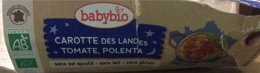 CAROTTE DES LANDES TOMATE, POLENTA