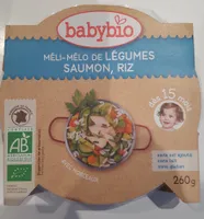 Meli Melo de légumes au Saumon, Riz de Camargue