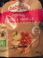 Compote Pomme fraise et vanille