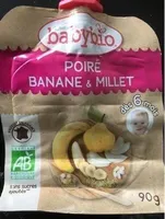 Gourde Poire,banane Et Millet