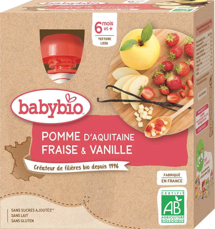 Gourdes Pomme D'Aquitaine Fraise
