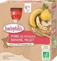 Gourde Poire Banane Millet Bio