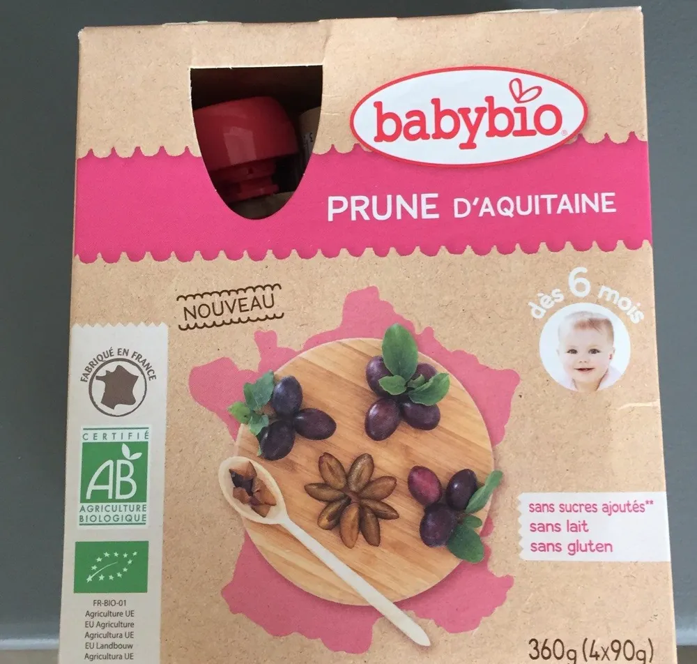 Purée prune d'aquitaine