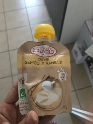 Creme semoule vanille