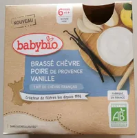 Brassé chèvre poire de Provence vanille