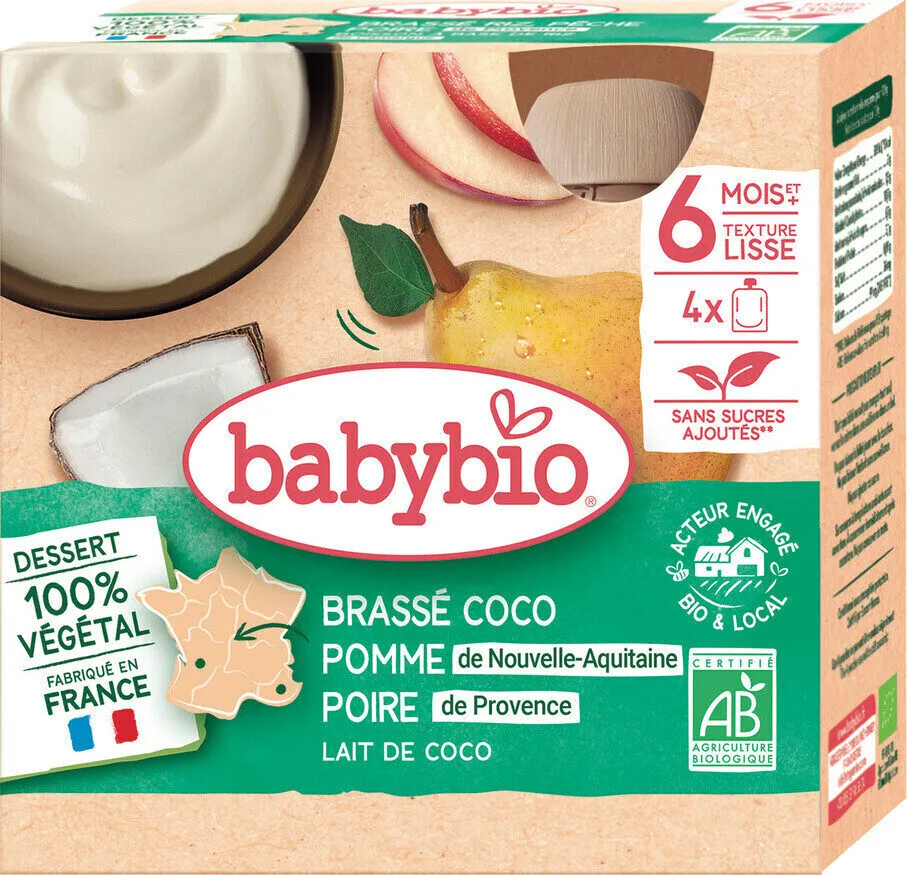 Brasse coco pomme d'Aquitaine poire de Provence