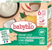 Brasse coco pomme d'Aquitaine poire de Provence