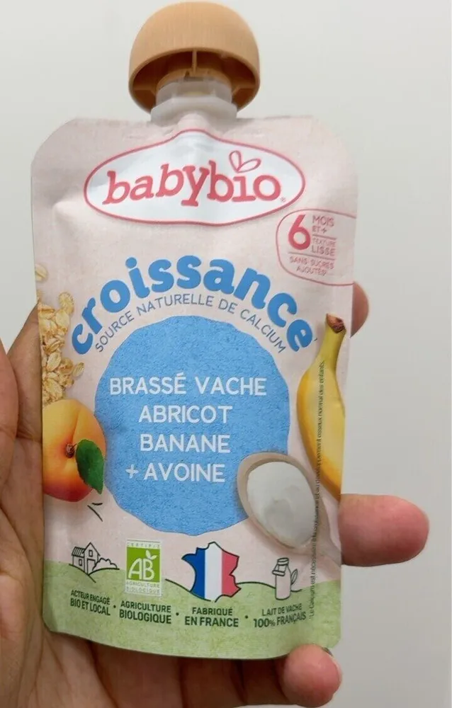croissance BRASSÉ VACHE ABRICOT BANANE + AVOINE