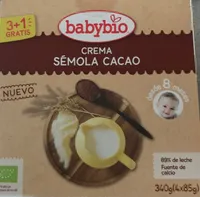 Crema sémola cacao