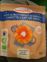 soupe de butternut de Provence  carotte et lait de coco