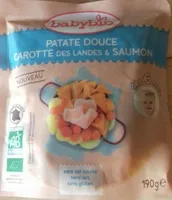 Babybio patate douce carotte et saumon